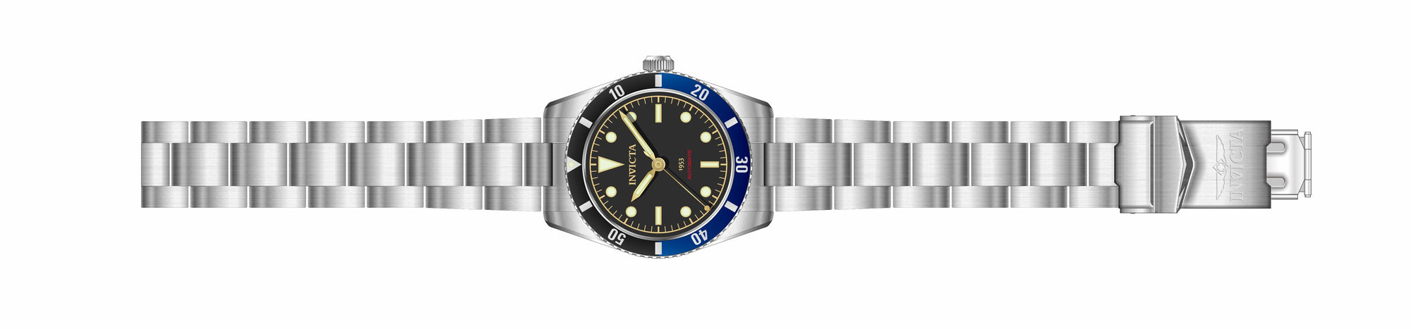 Band for Invicta Pro Diver Zager Exclusive Men 34333