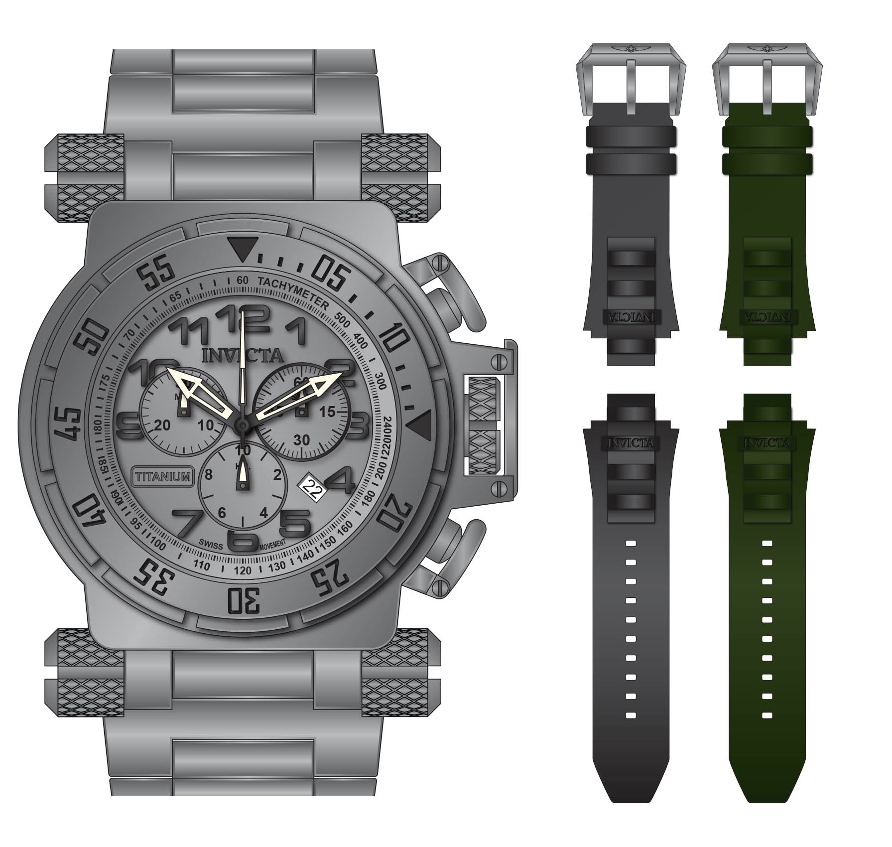 Band for Invicta Coalition Forces Men 33711