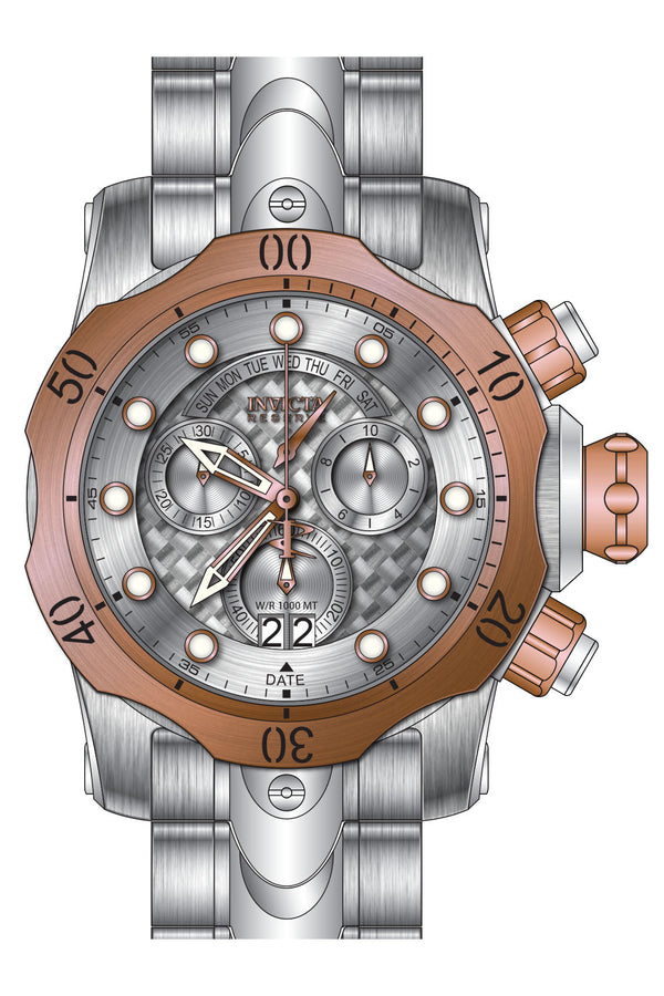 Band for Invicta Reserve Venom Men 33713 - Invicta Watch Bands