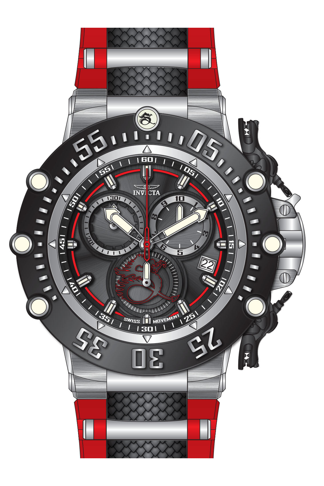 Parts for Invicta Subaqua Men 33645