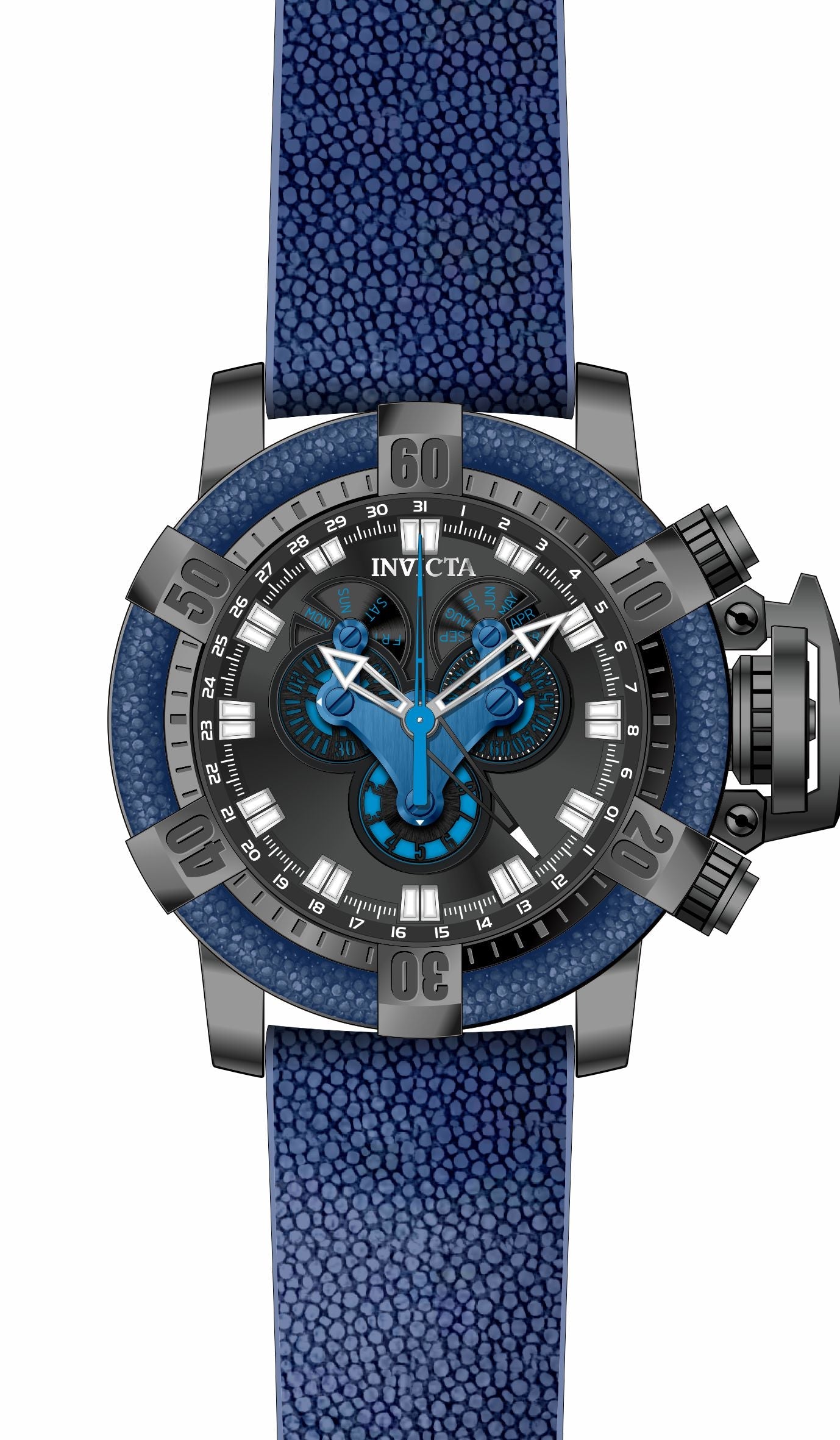 Band for Invicta Sea Hunter Men 34387