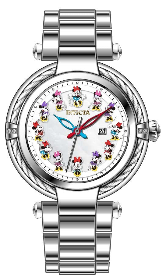 Band for Invicta Disney Limited Edition Minnie Mouse Lady 34111