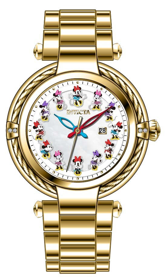 Band for Invicta Disney Limited Edition Minnie Mouse Lady 34112