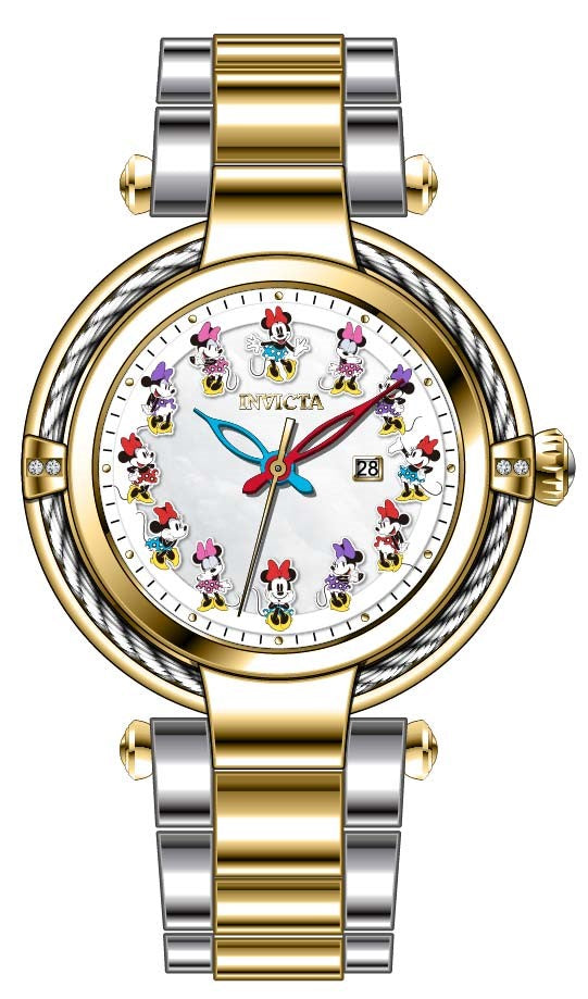 Band for Invicta Disney Limited Edition Minnie Mouse Lady 34113