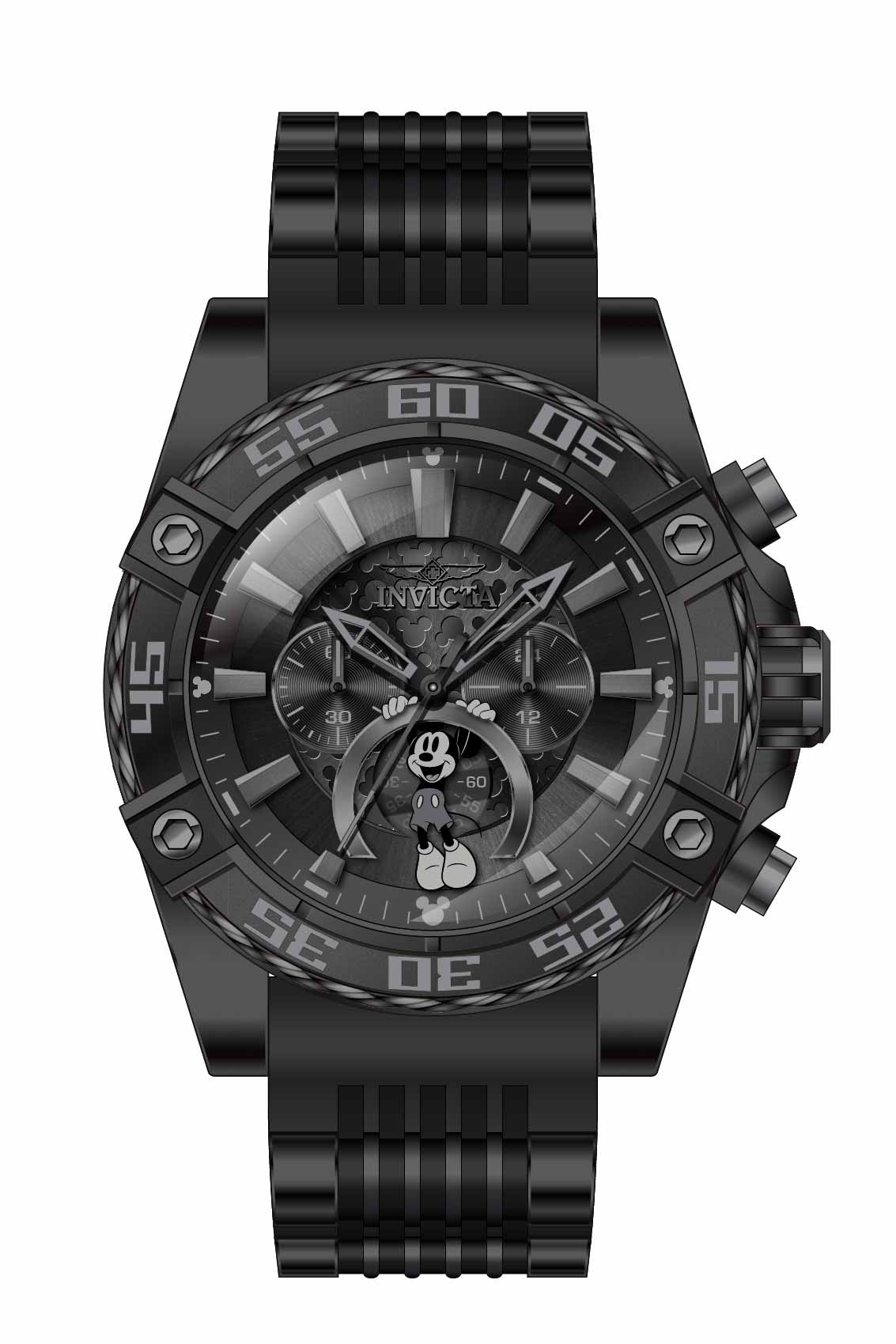 Band for Invicta Disney Limited Edition Mickey Mouse Men 32466