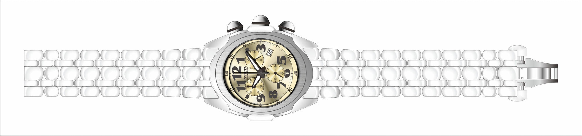 Parts for Invicta Lupah Men 31411