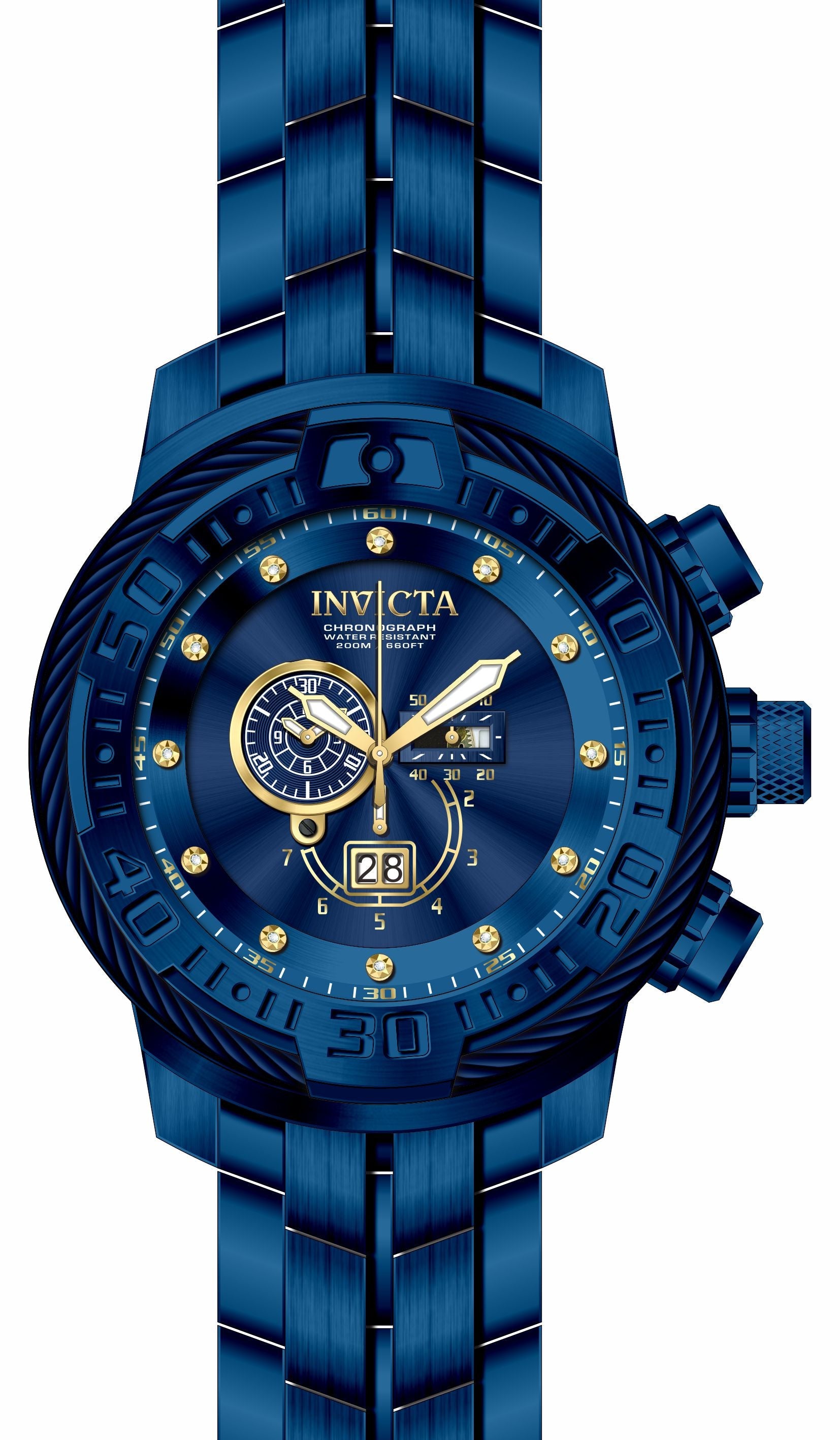 Band for Invicta Bolt Men Blue Label 34467