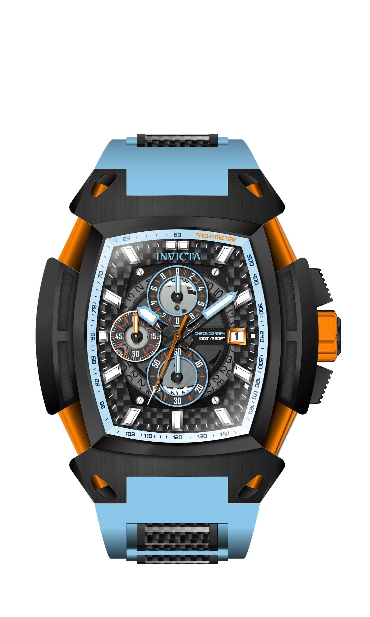 Band for Invicta S1 Rally Diablo Men 34509