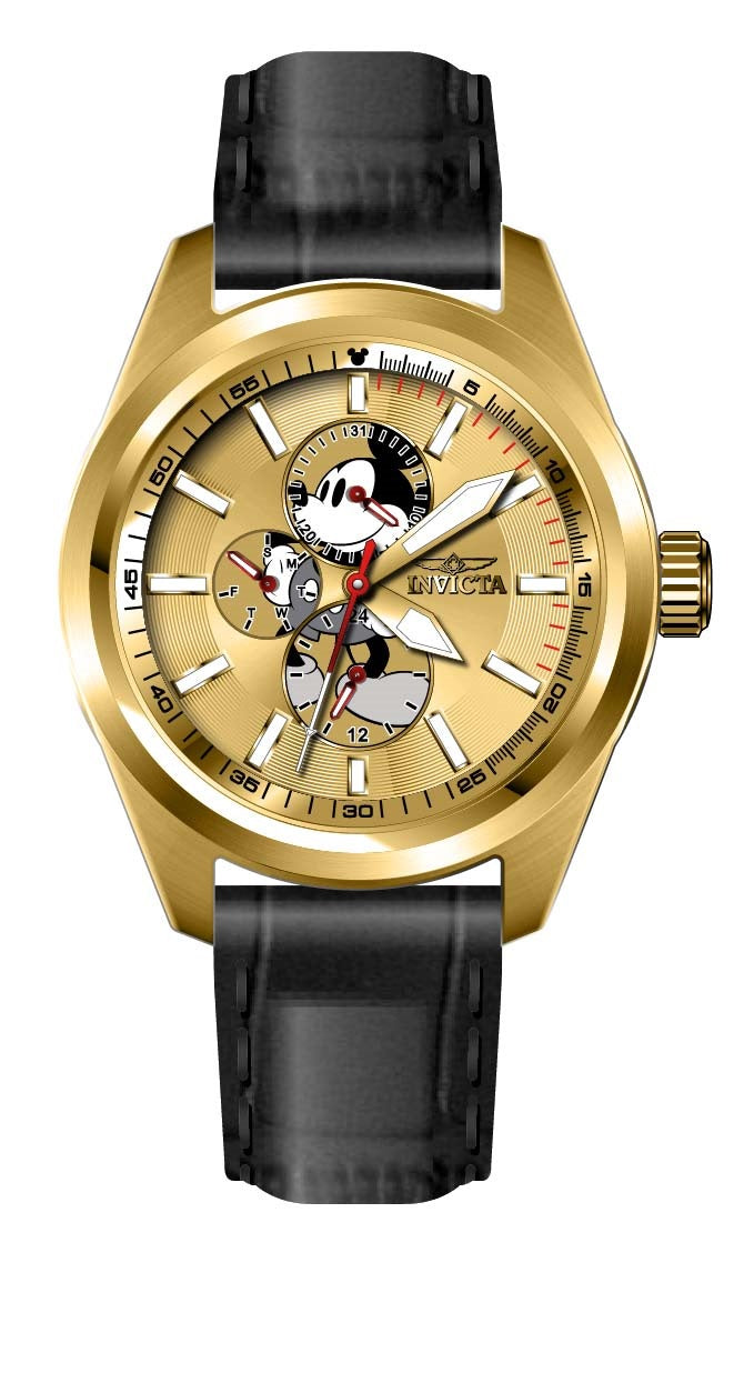 Band for Invicta Disney Limited Edition Mickey Mouse Men 34090