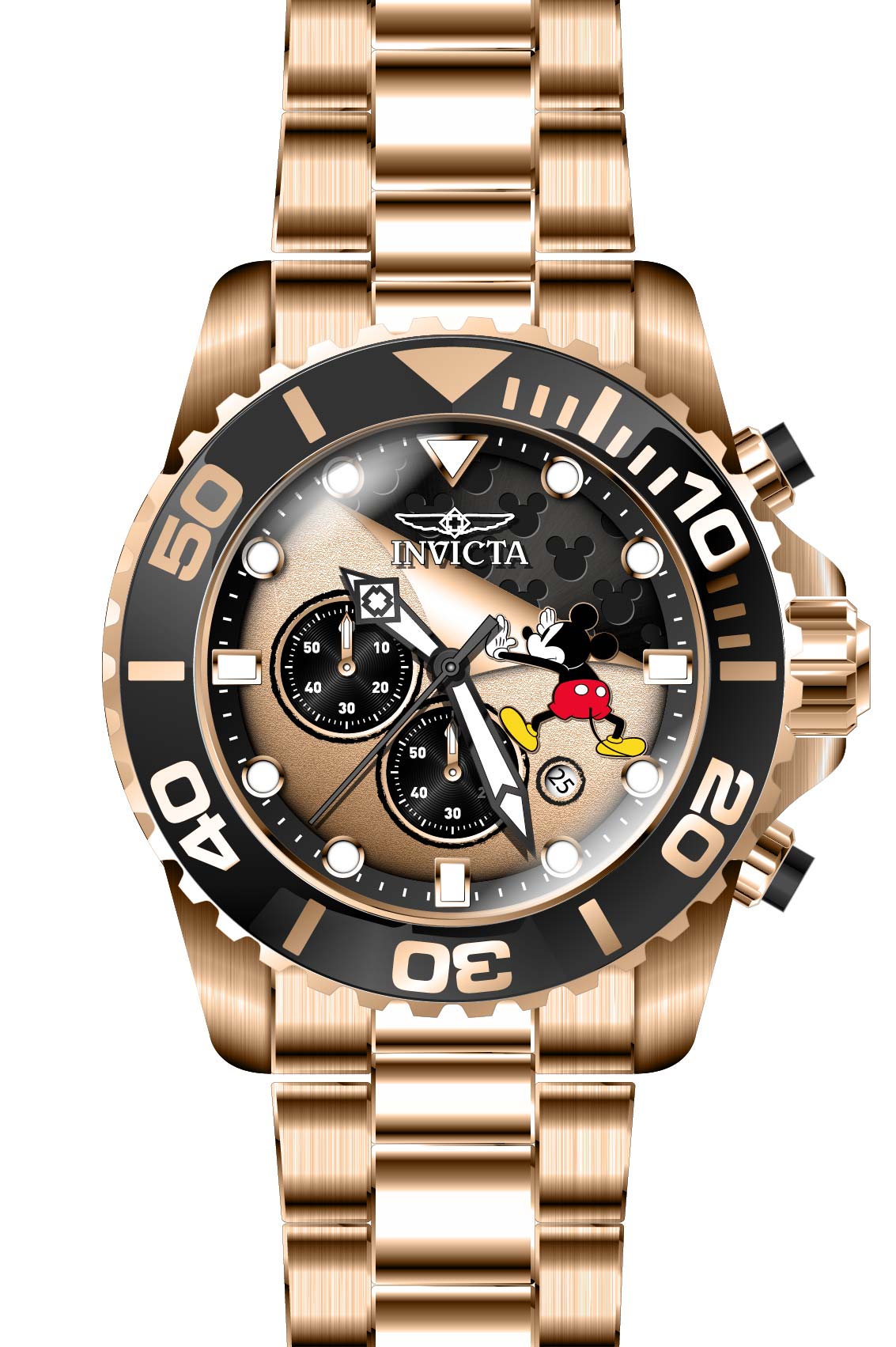 Band for Invicta Disney Limited Edition Mickey Mouse Men 32450