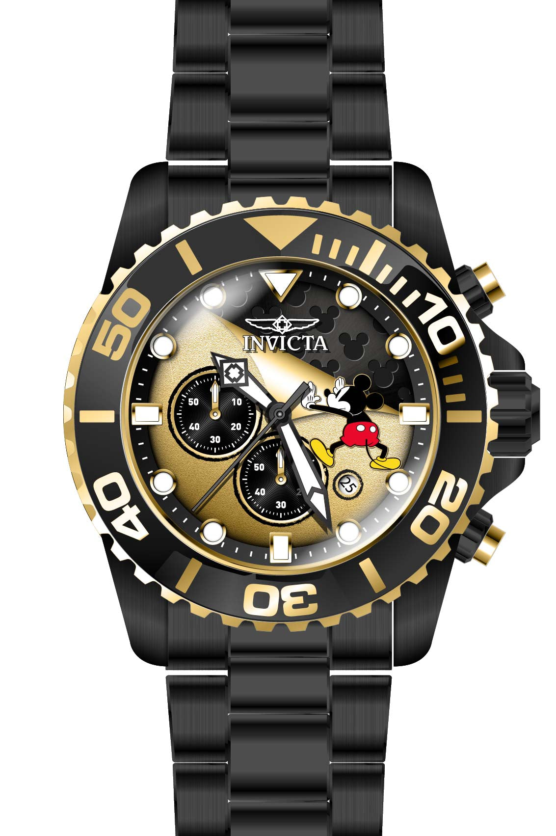 Band for Invicta Disney Limited Edition Mickey Mouse Men 32468