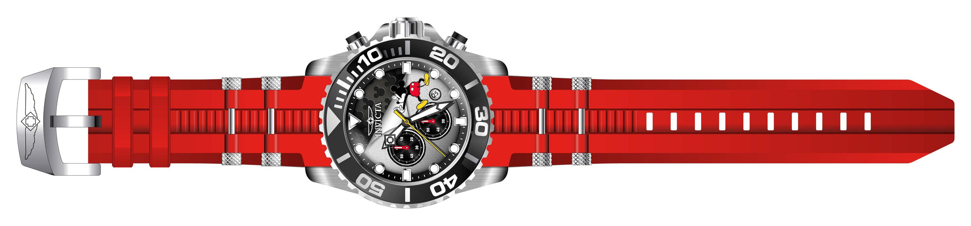 Band for Invicta Disney Limited Edition Mickey Mouse Men 32471