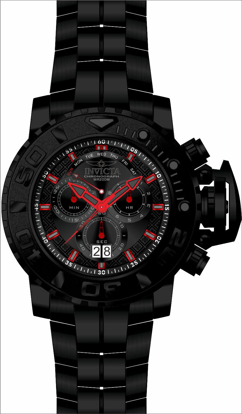 Parts for Invicta Sea Hunter Men Black Label 27181