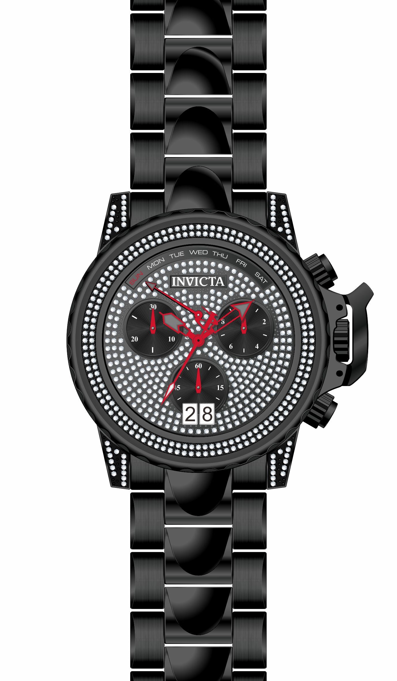 Band for Invicta Subaqua Men Black Label 34175