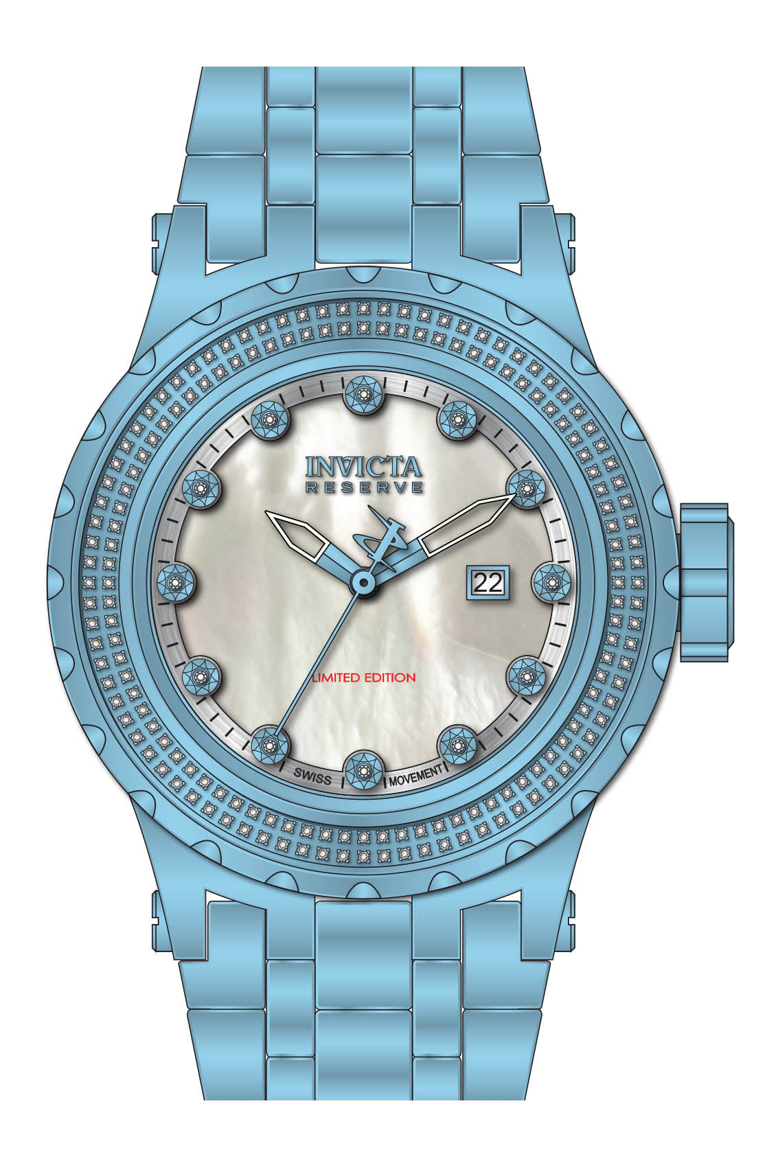 Band for Invicta Reserve Specialty Subaqua Men 34304