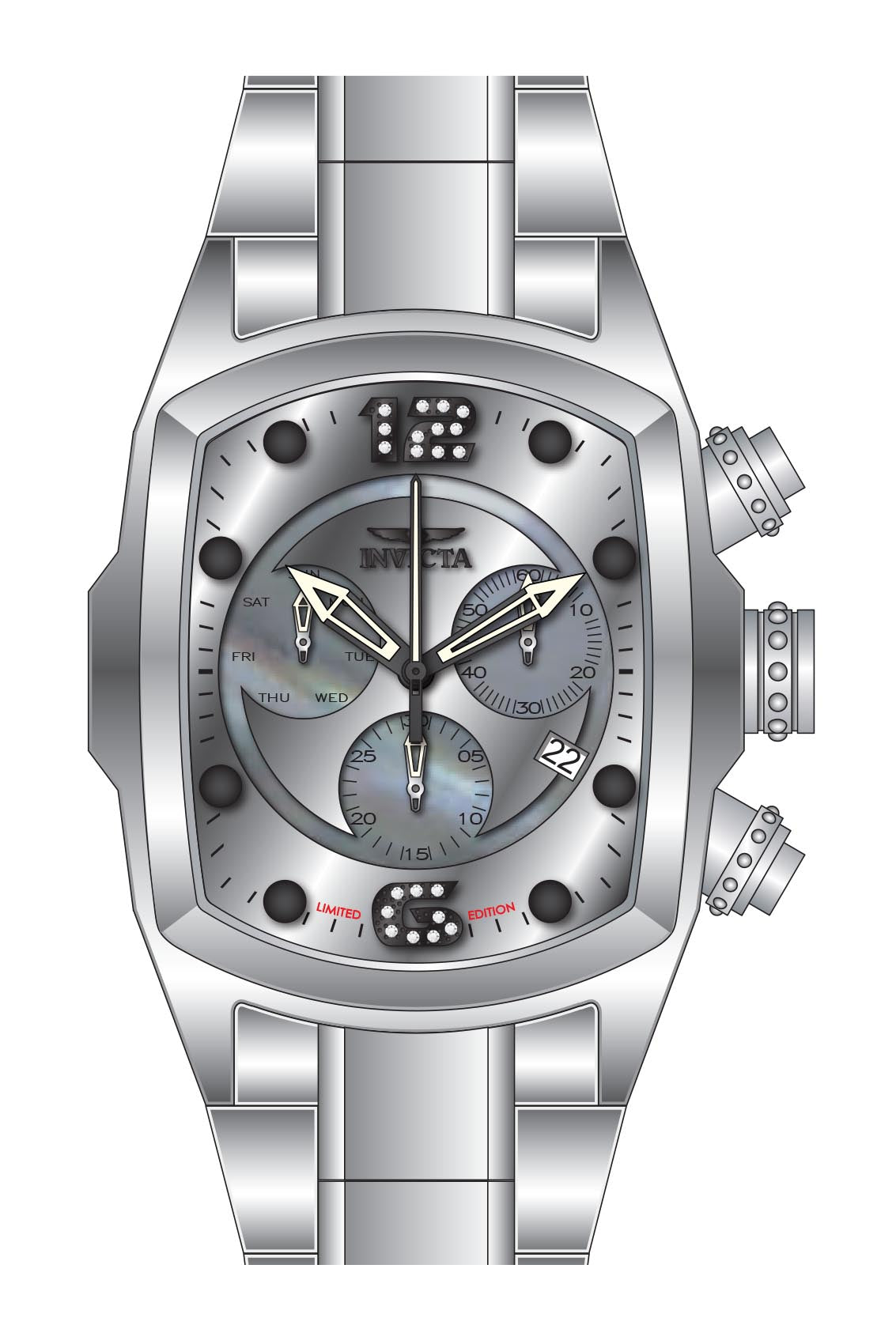 Band for Invicta Lupah Men 33946