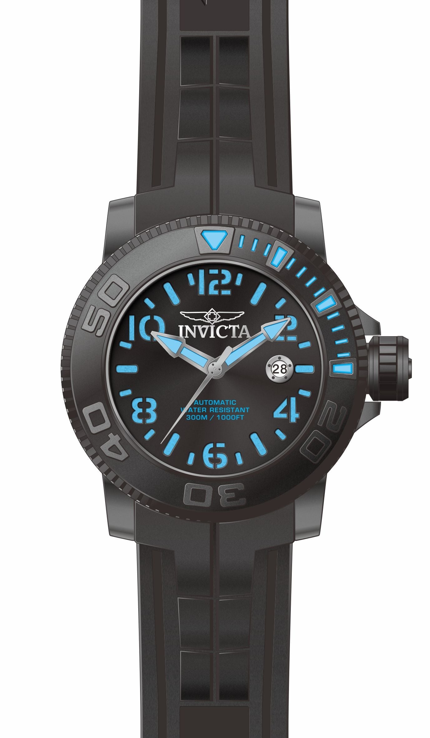 Band for Invicta Sea Hunter Men 34777