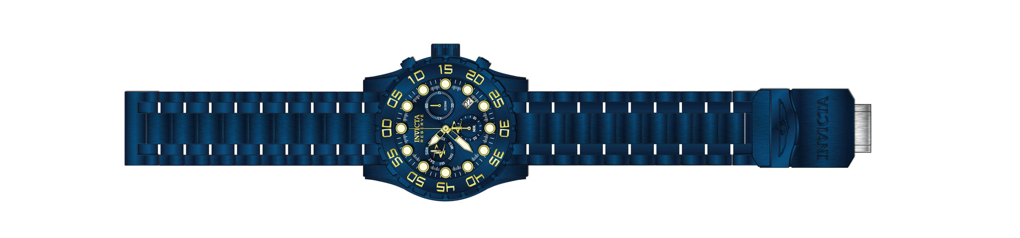 Band for Invicta Reserve Leviathan Evolution Men Blue Label 34172
