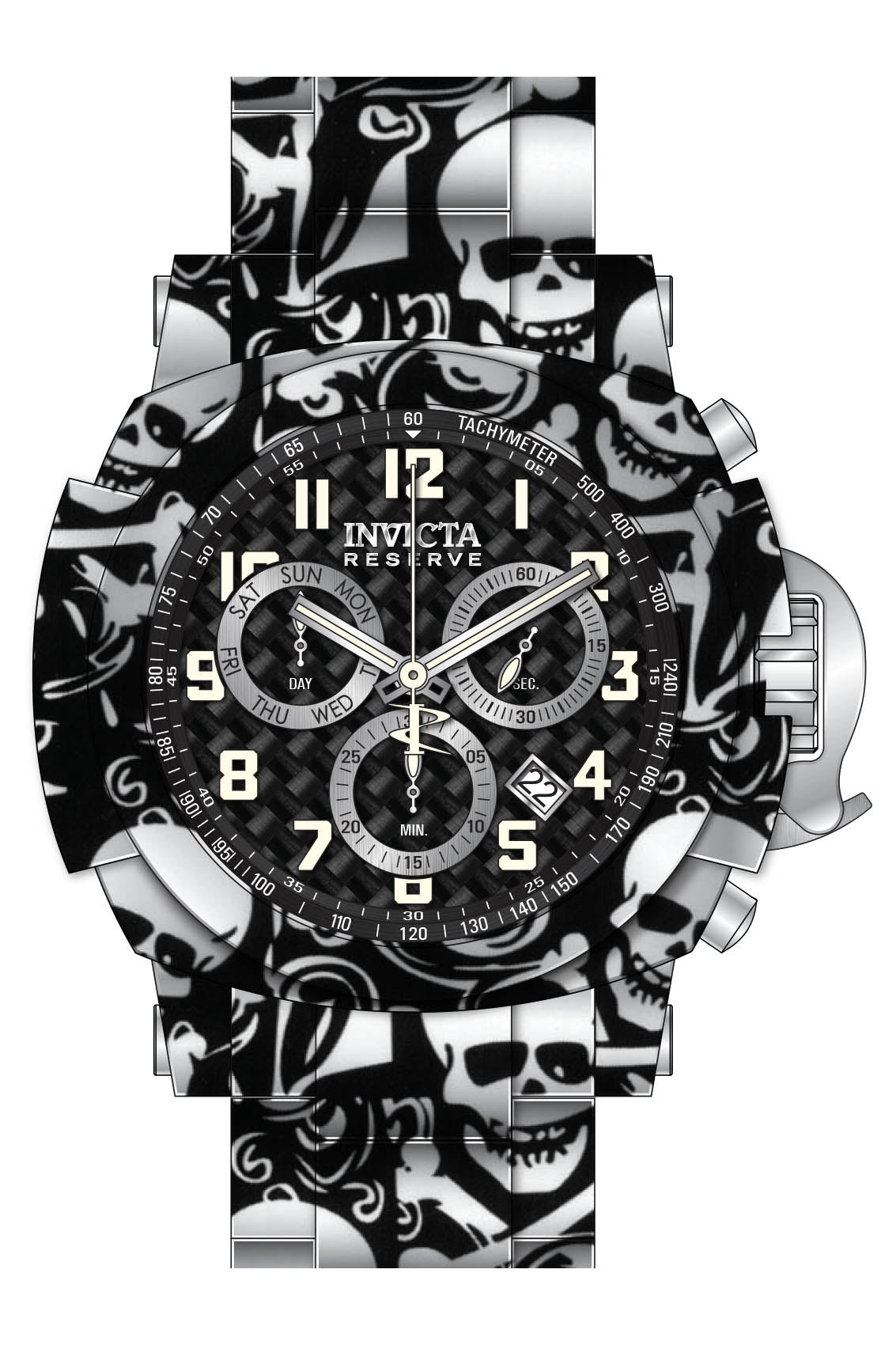 Band for Invicta Reserve Man Men 34468