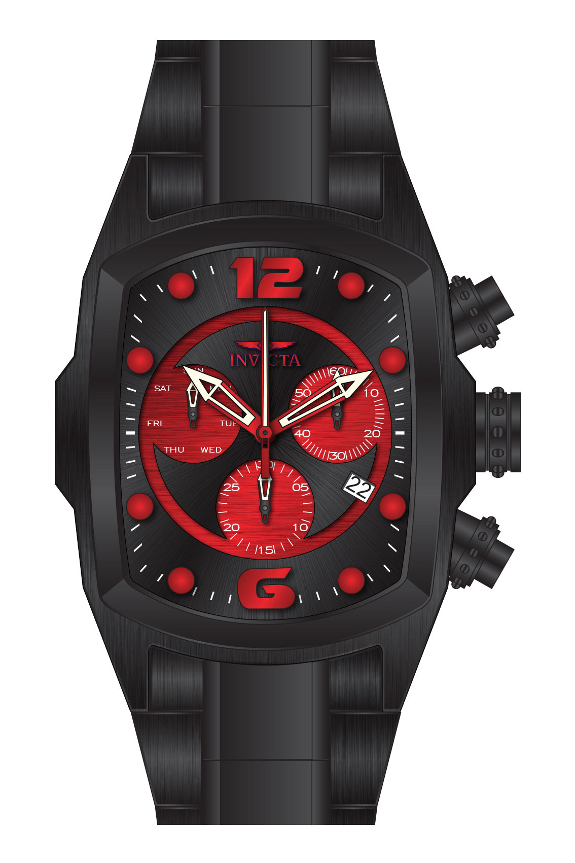Parts for Invicta Lupah Men Black Label 34267