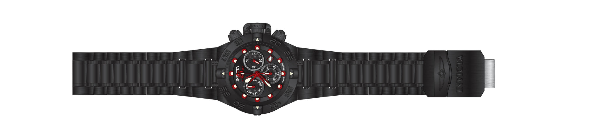 Band for Invicta Subaqua Noma IV Men Black Label 34303