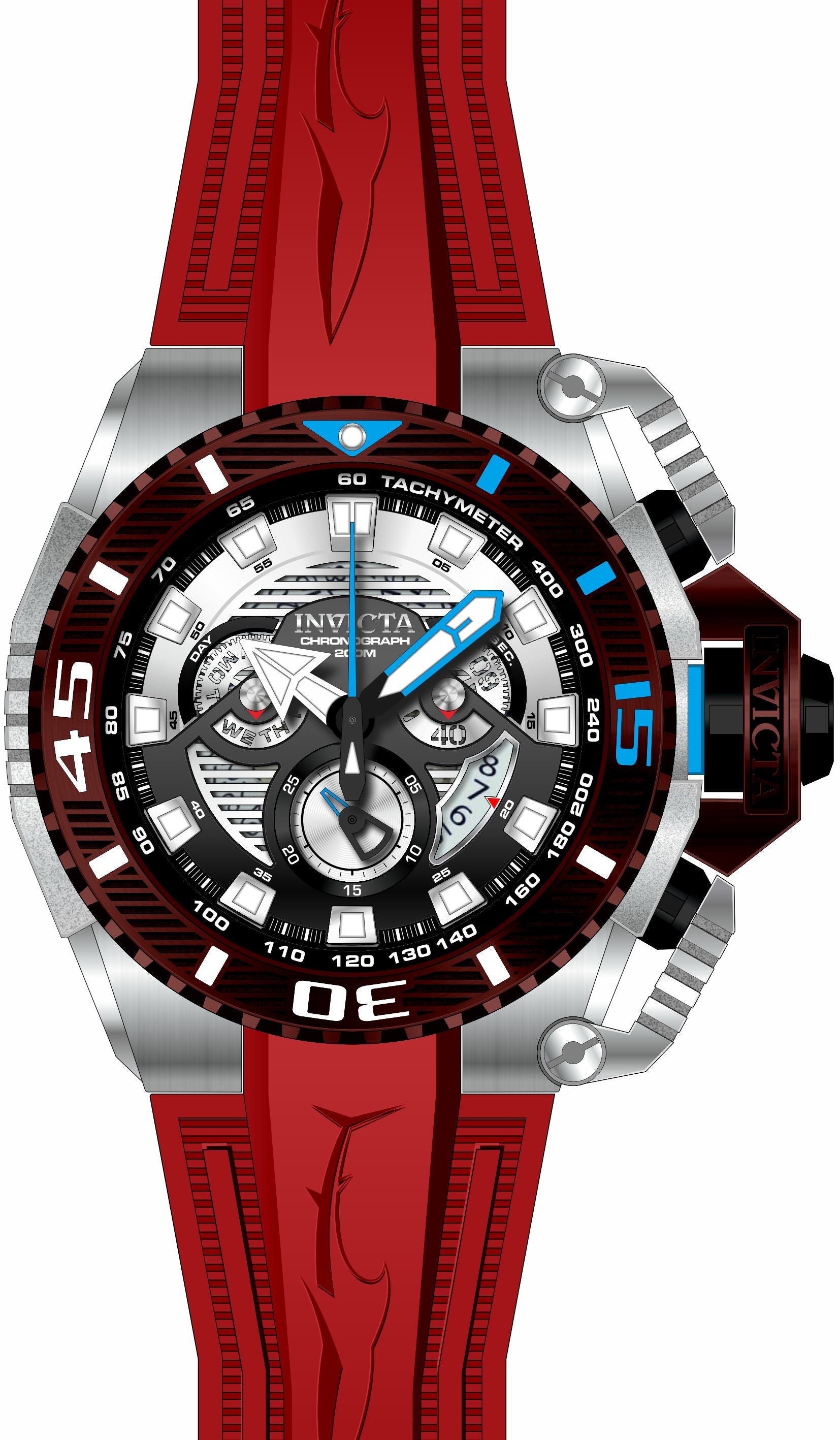 Band for Invicta Sea Hunter Men 35002