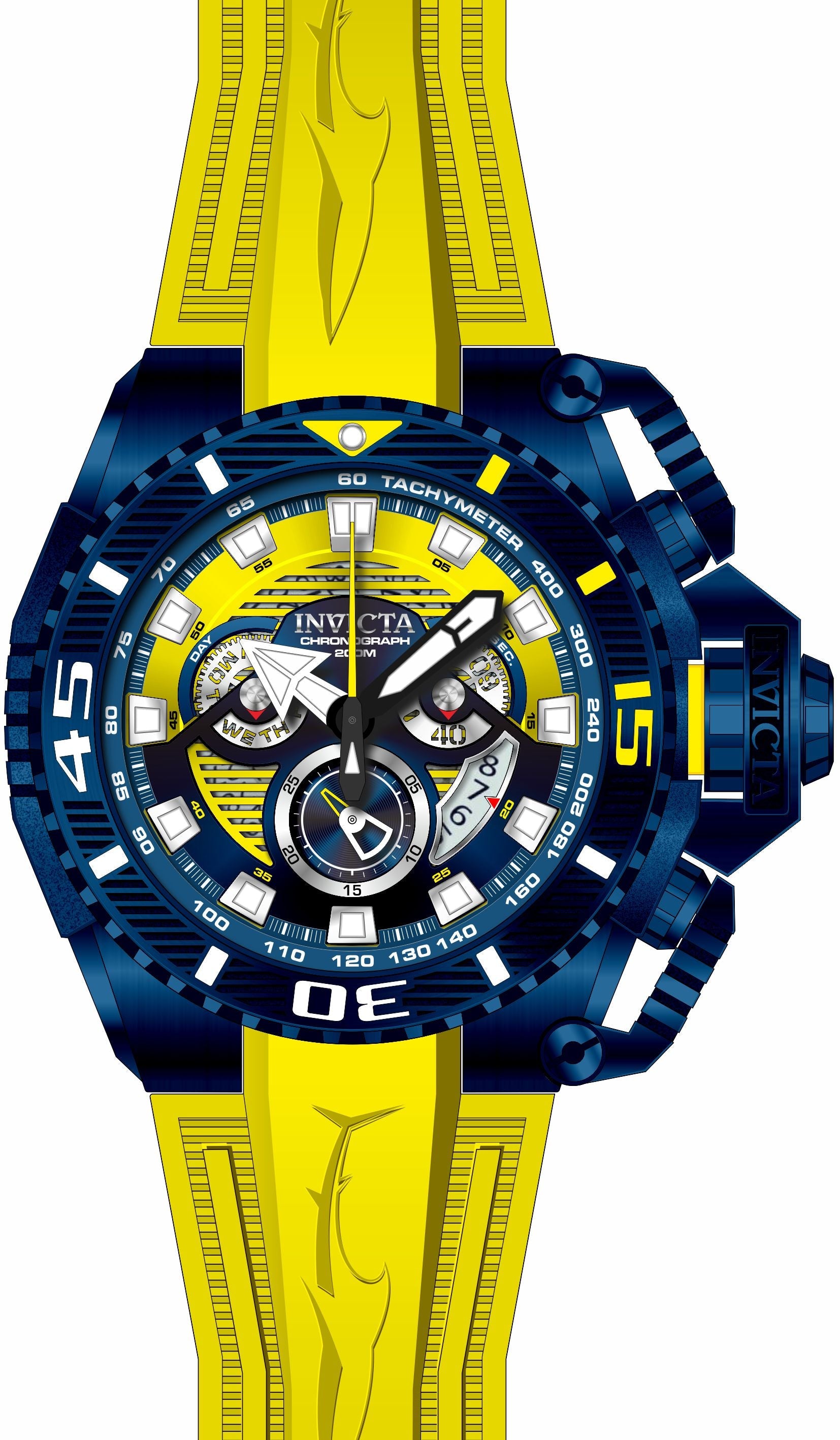 Band for Invicta Sea Hunter Men 35004