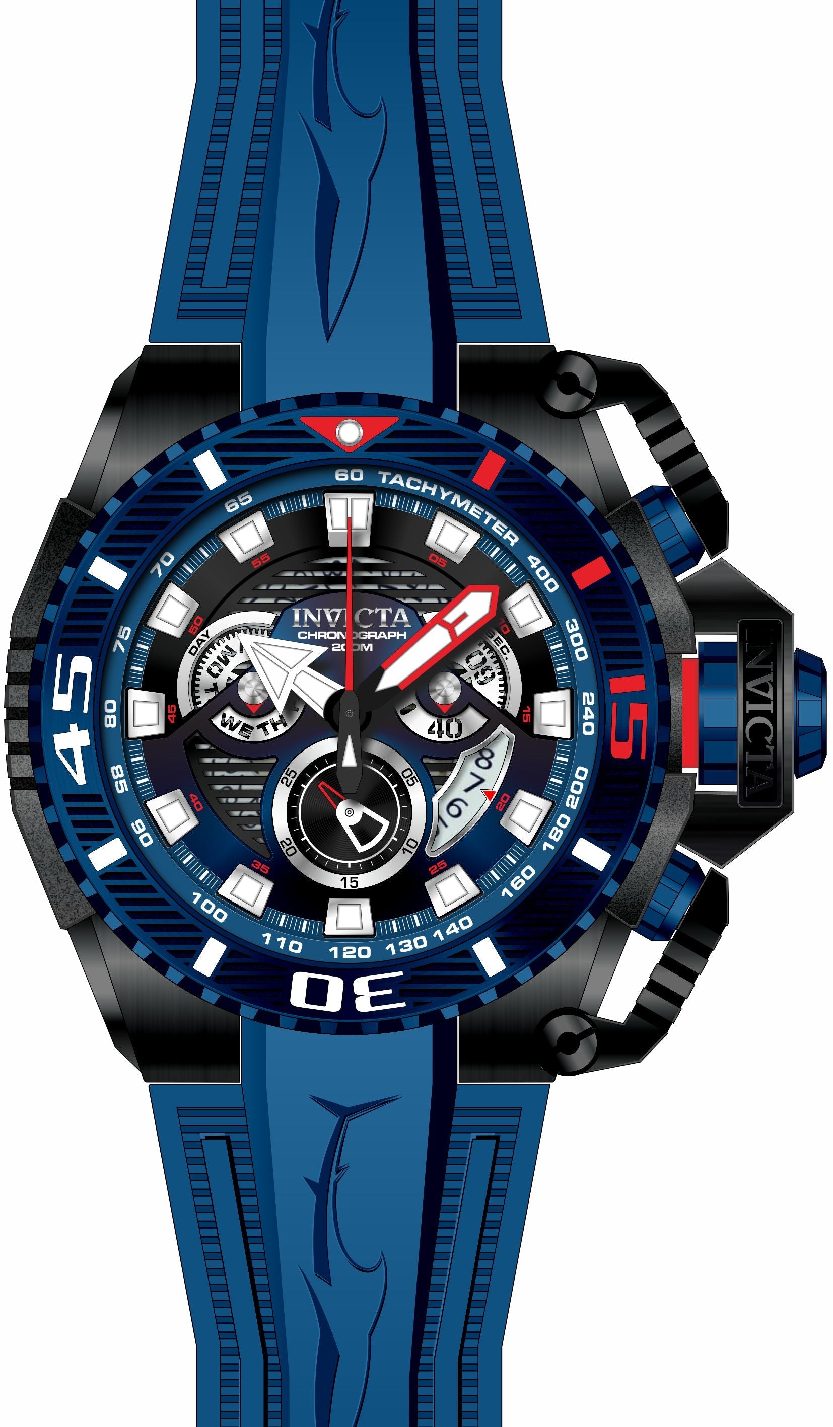 Band for Invicta Sea Hunter Men 35005