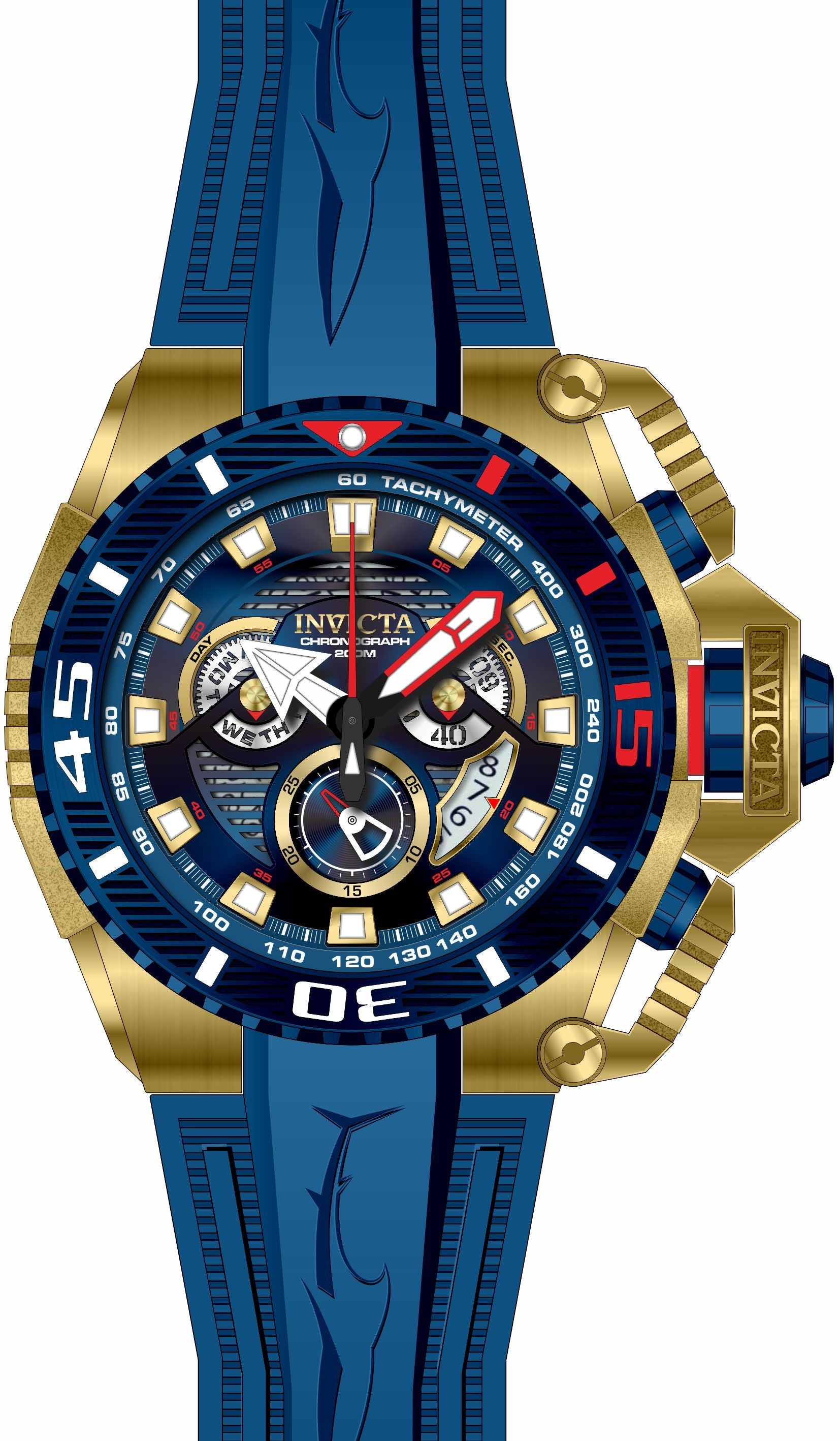 Band for Invicta Sea Hunter Men 35006