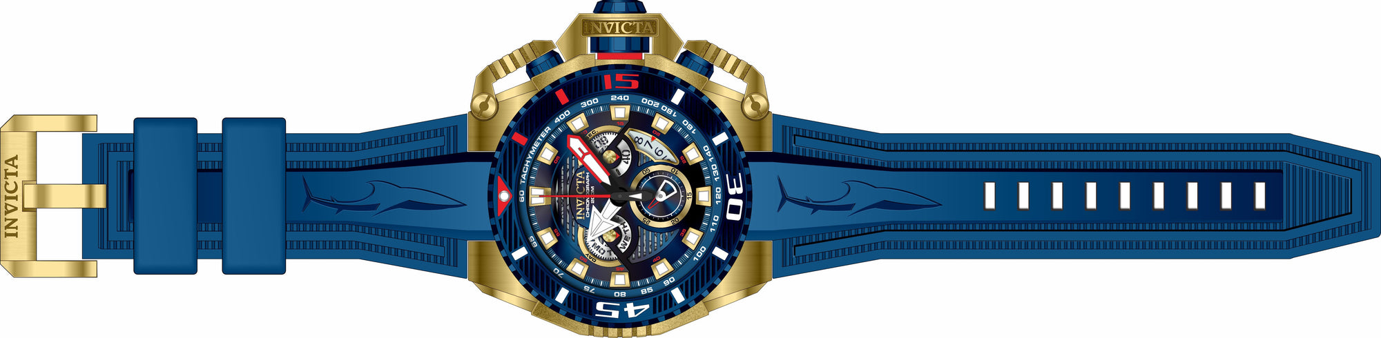 Band for Invicta Sea Hunter Men 35006