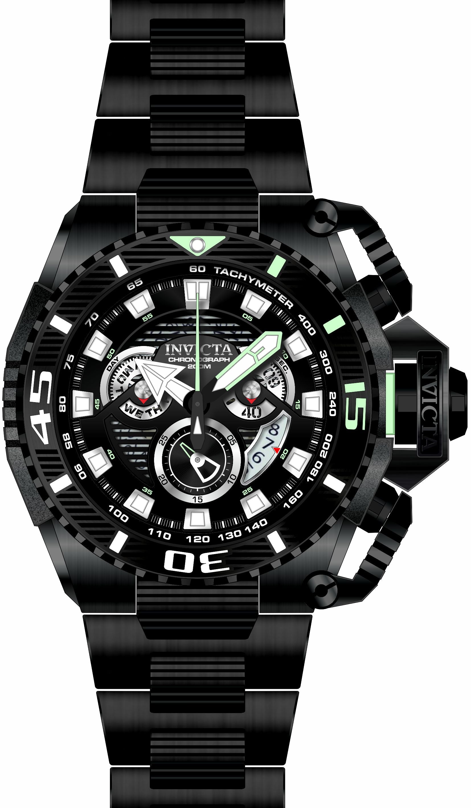 Band for Invicta Sea Hunter Men 35009