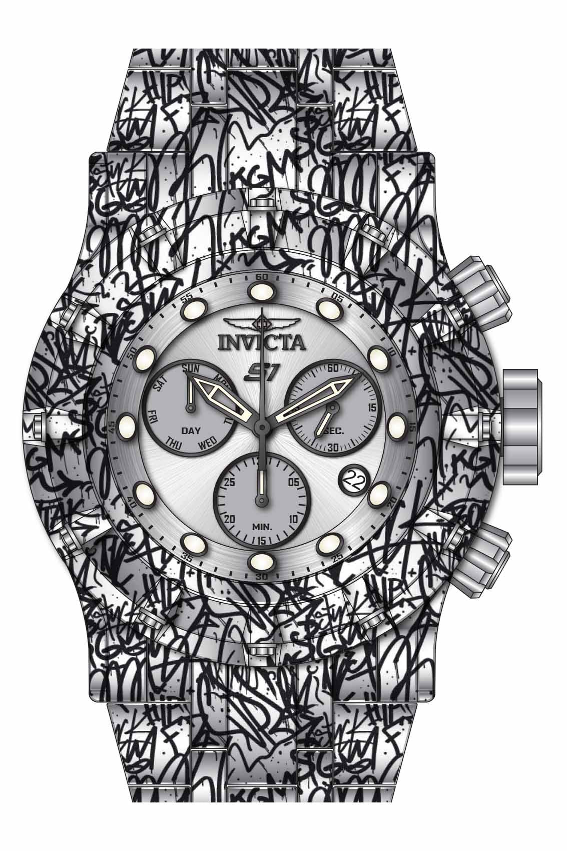 Band for Invicta Reserve S1 Men 34894