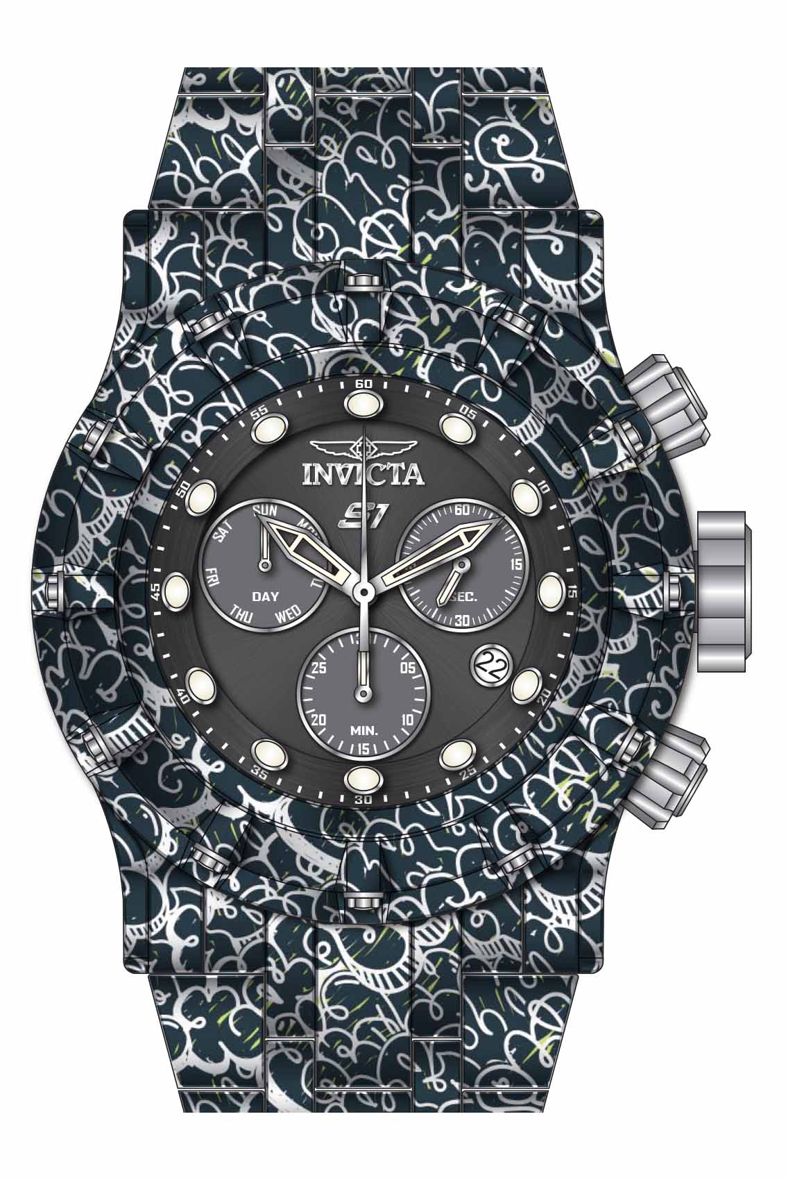 Band for Invicta Reserve S1 Men 34896