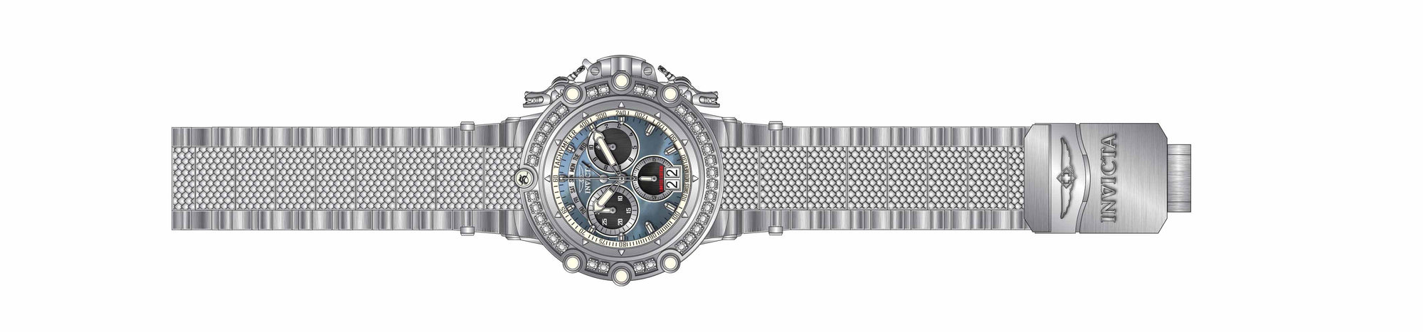Band for Invicta Subaqua Men 34615