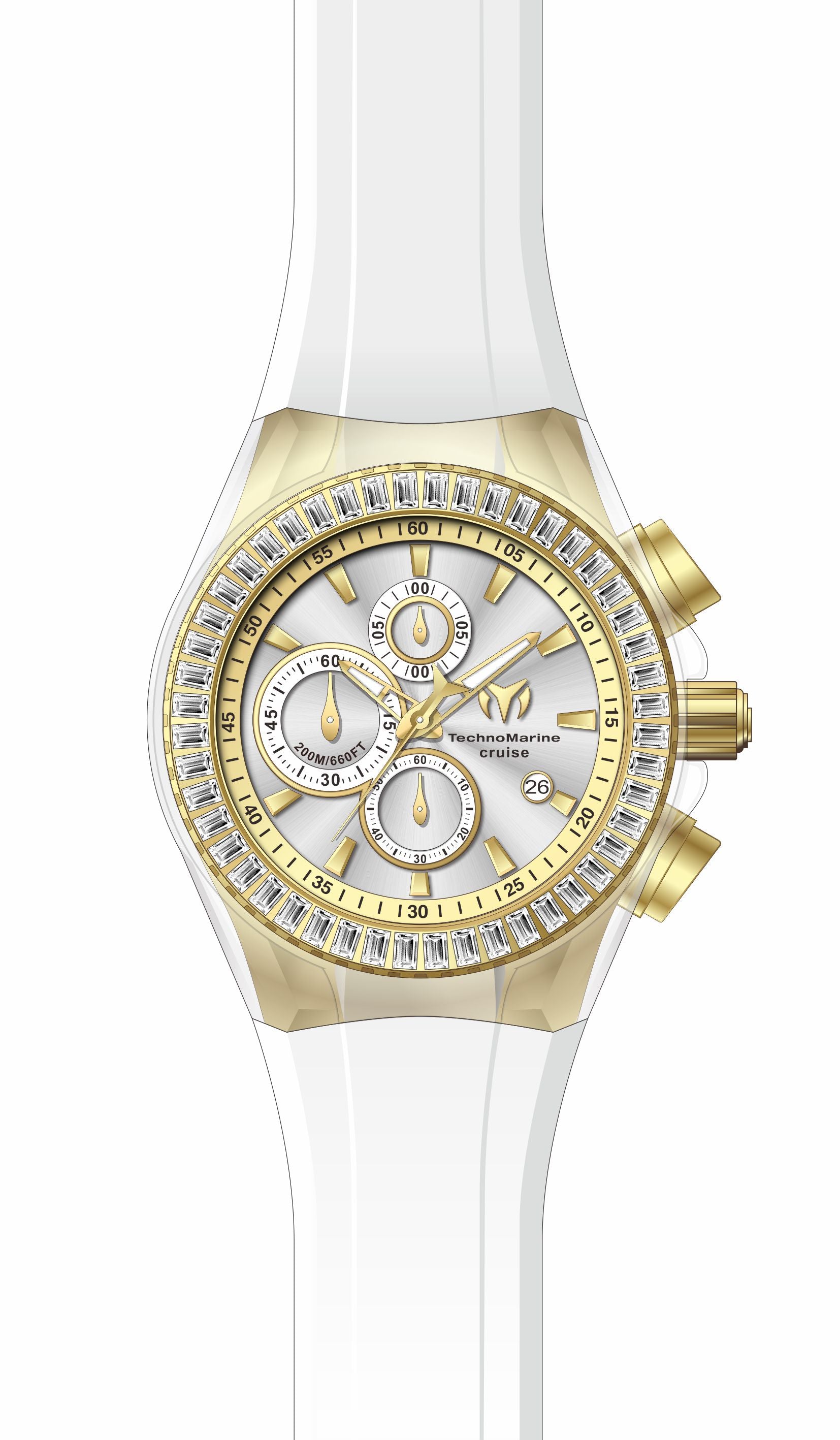 Band for Technomarine Cruise Star TM-121154