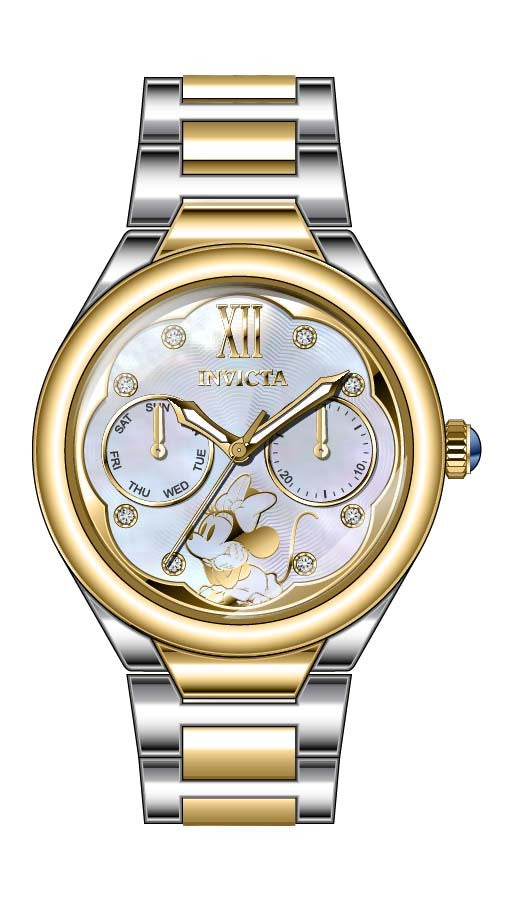 Band for Invicta Disney Limited Edition Minnie Mouse Lady 35082