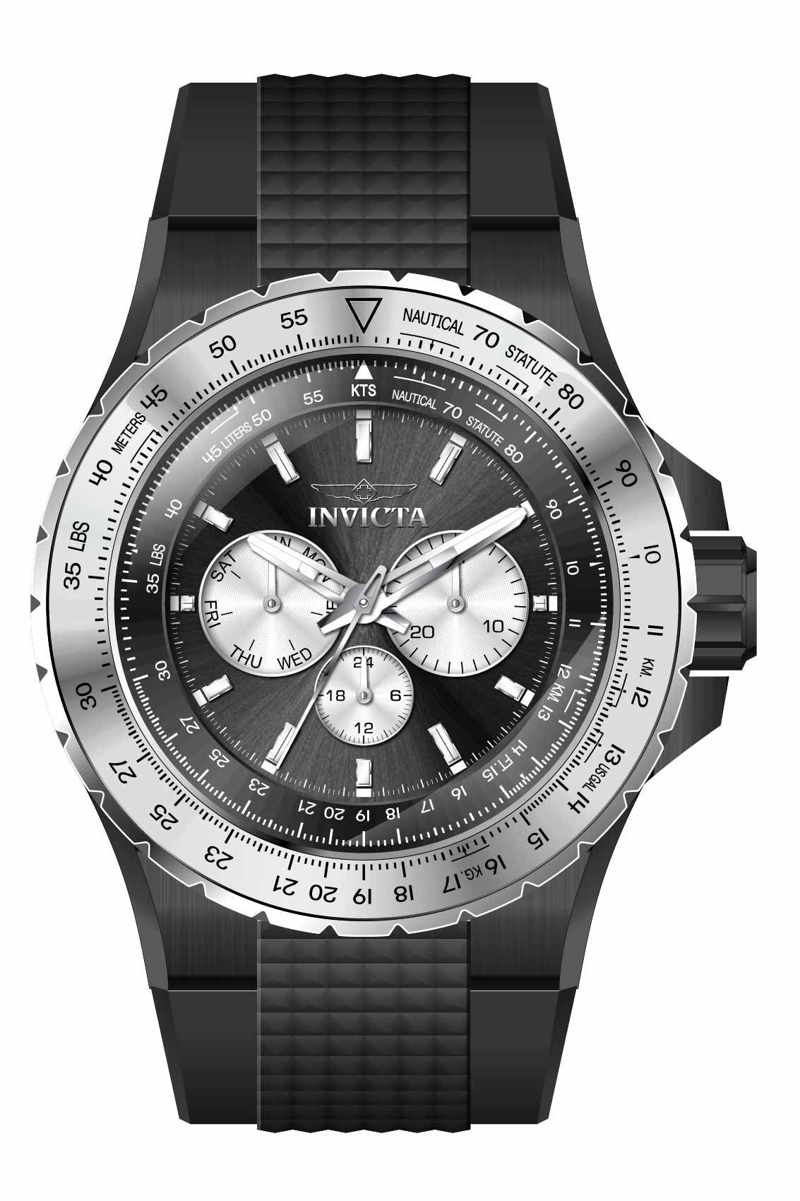 Band for Invicta Aviator Men 33033