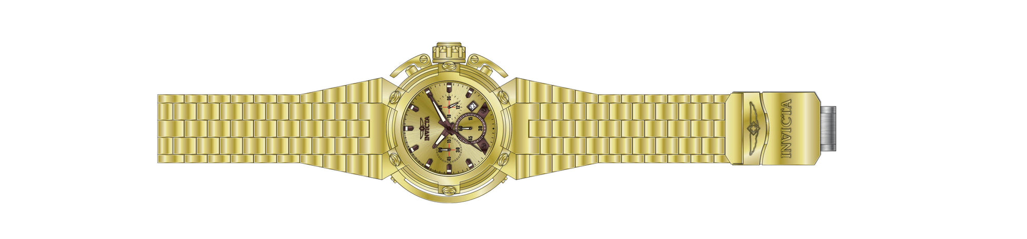 Band for Invicta Coalition Forces X-Wing Men Gold Label 34870