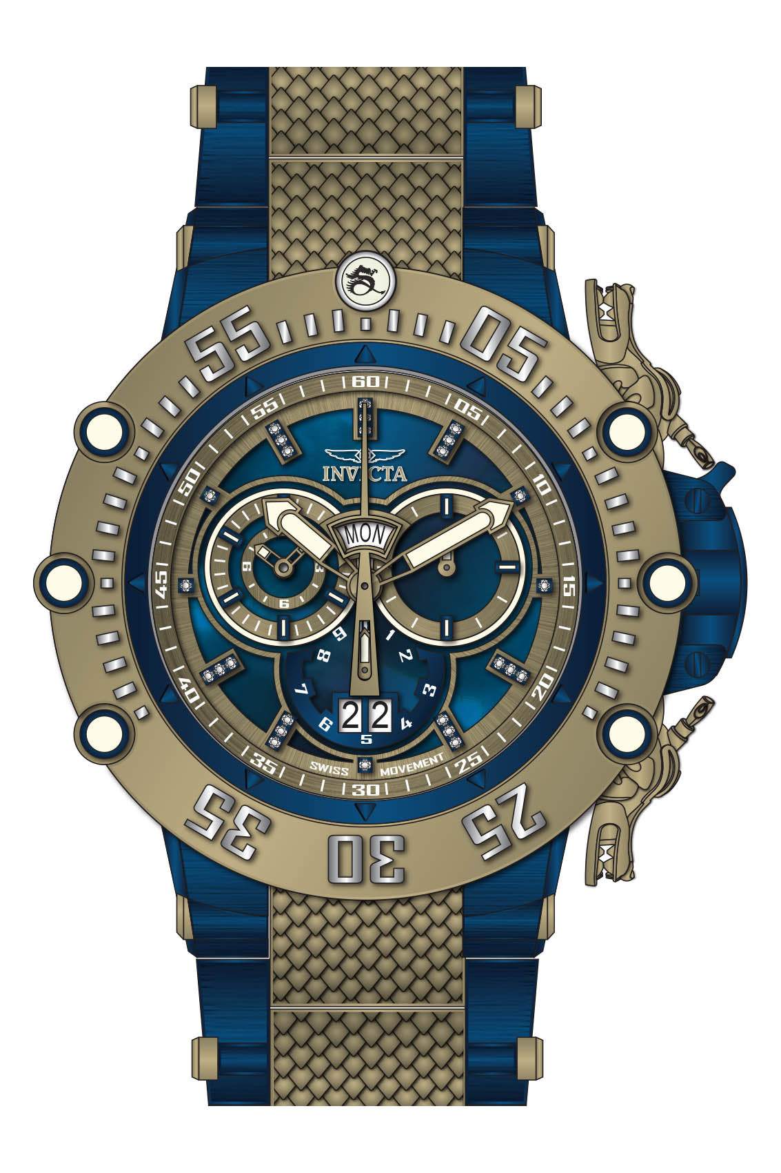 Band for Invicta Subaqua Men 34850