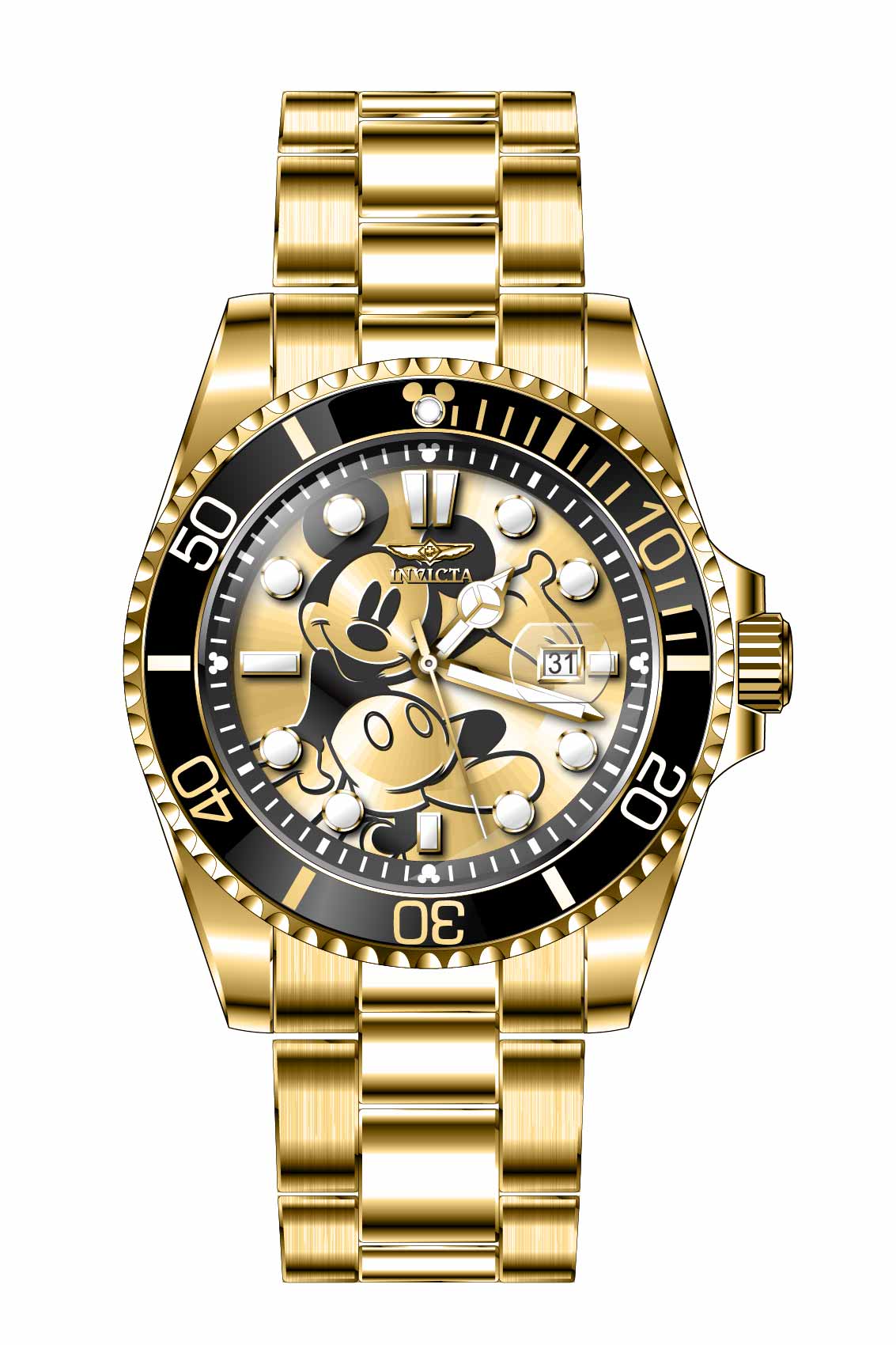 Band for Invicta Disney Limited Edition Mickey Mouse Men 32441