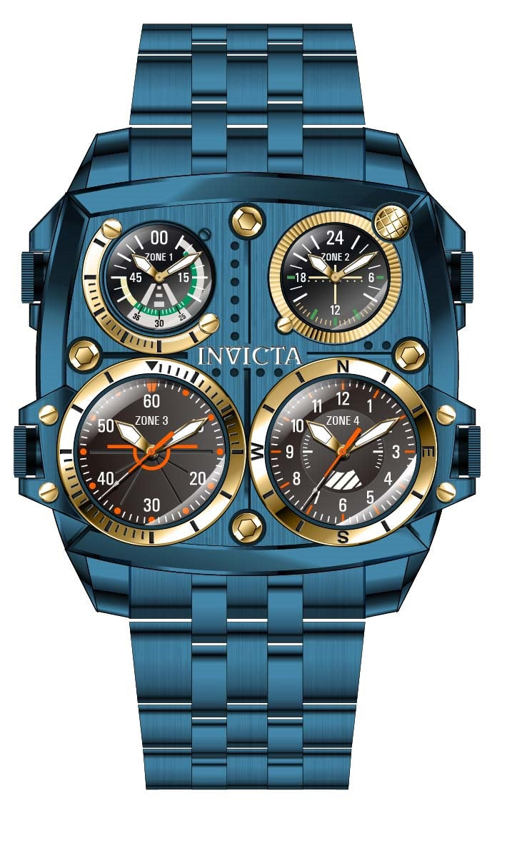 Band for Invicta Aviator Zulu Men 35199