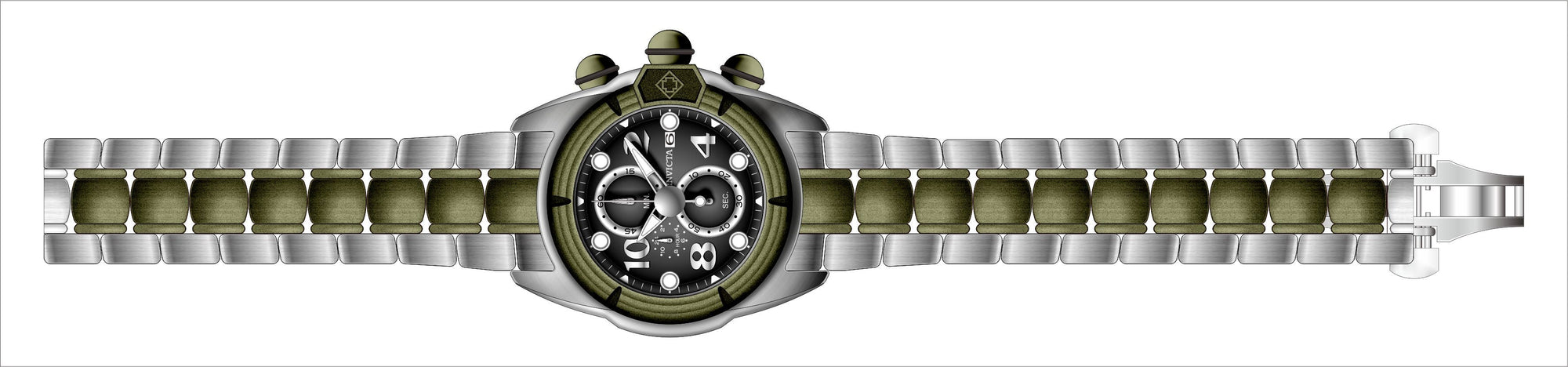 Band for Invicta Lupah Men 35267