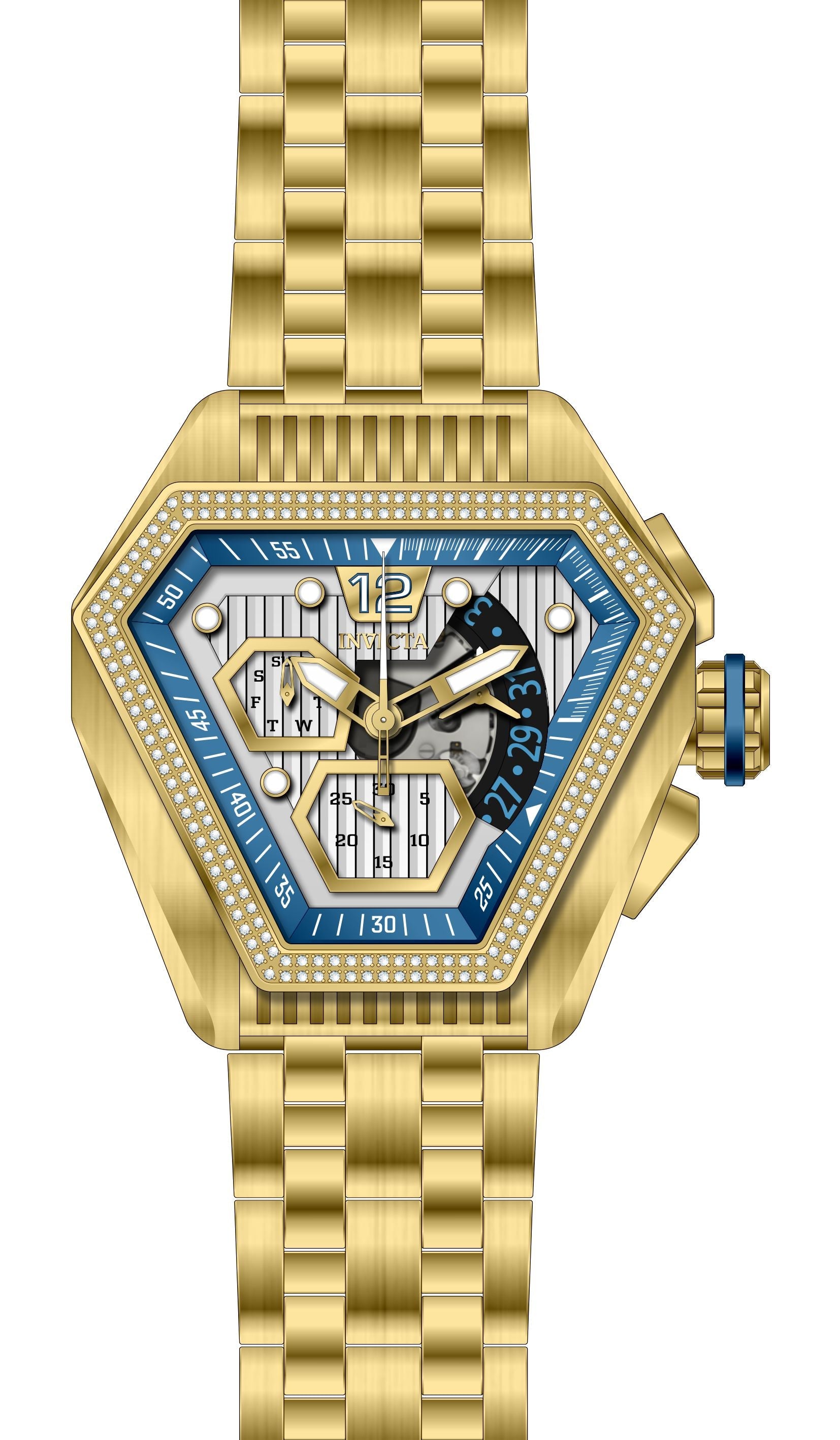 Band for Invicta Speedway Men 35307