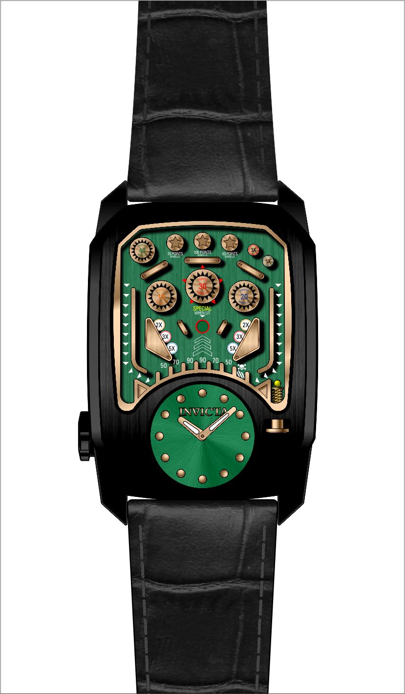 Parts for Invicta Cuadro Zager Exclusive Men 35452