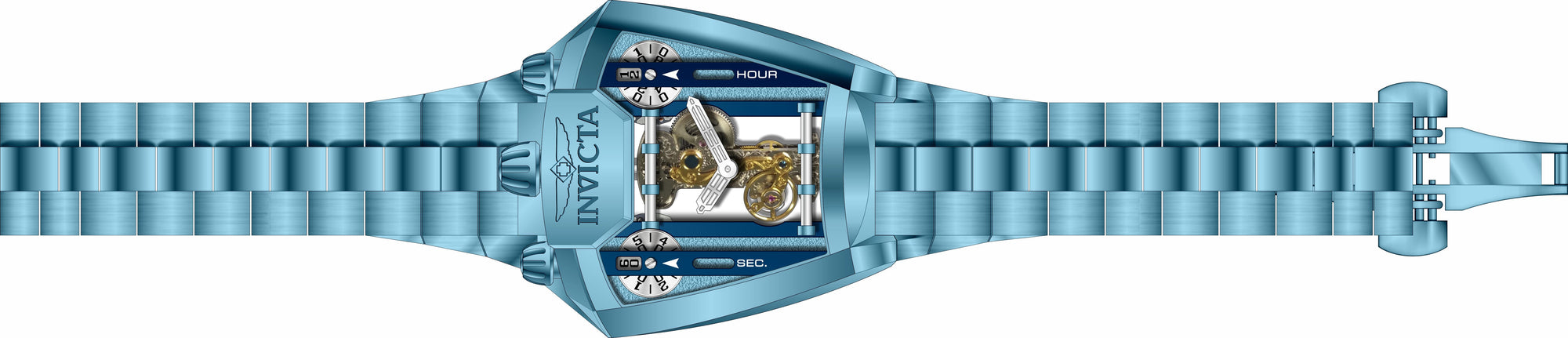 Band for Invicta Speedway Zager Exclusive Men 35459 - Invicta