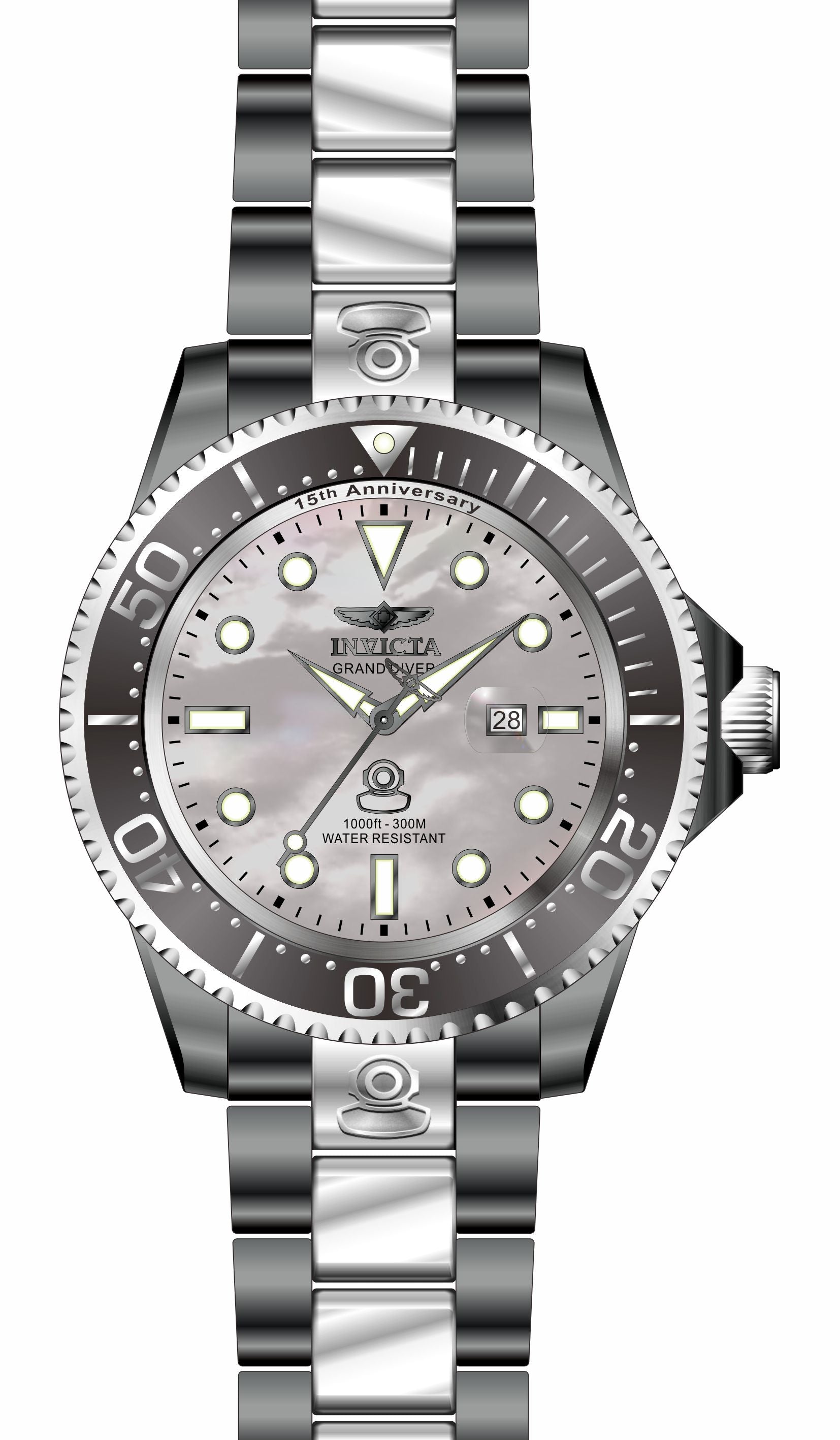 Parts for Invicta Pro Diver Men 35557