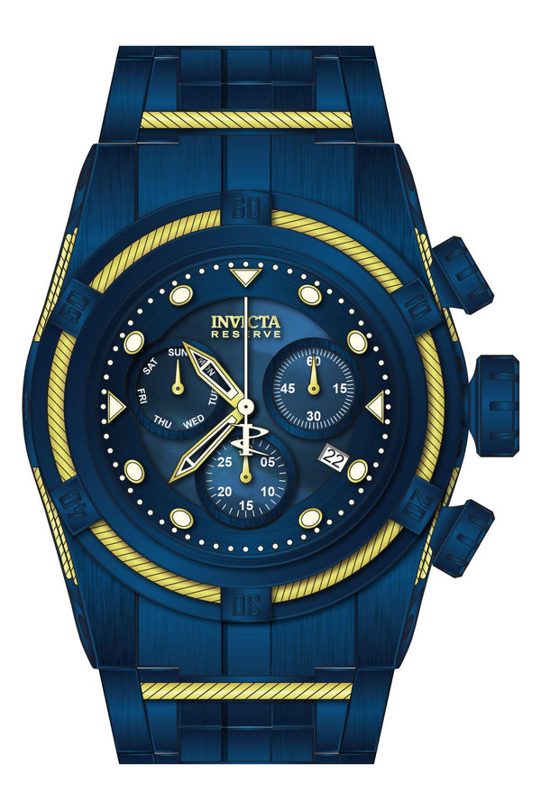 Band for Invicta Reserve Bolt Zeus Men Blue Label 35323 - Invicta