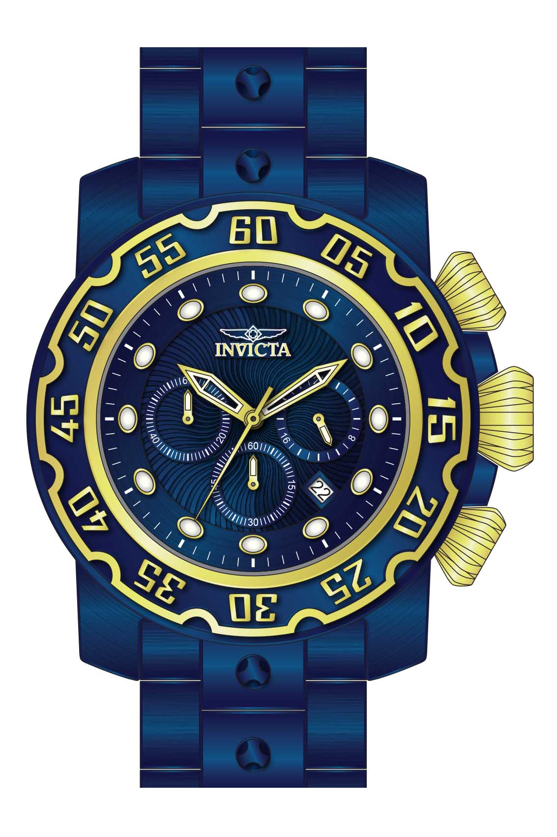 Parts for Invicta Lupah Men Blue Label 35333