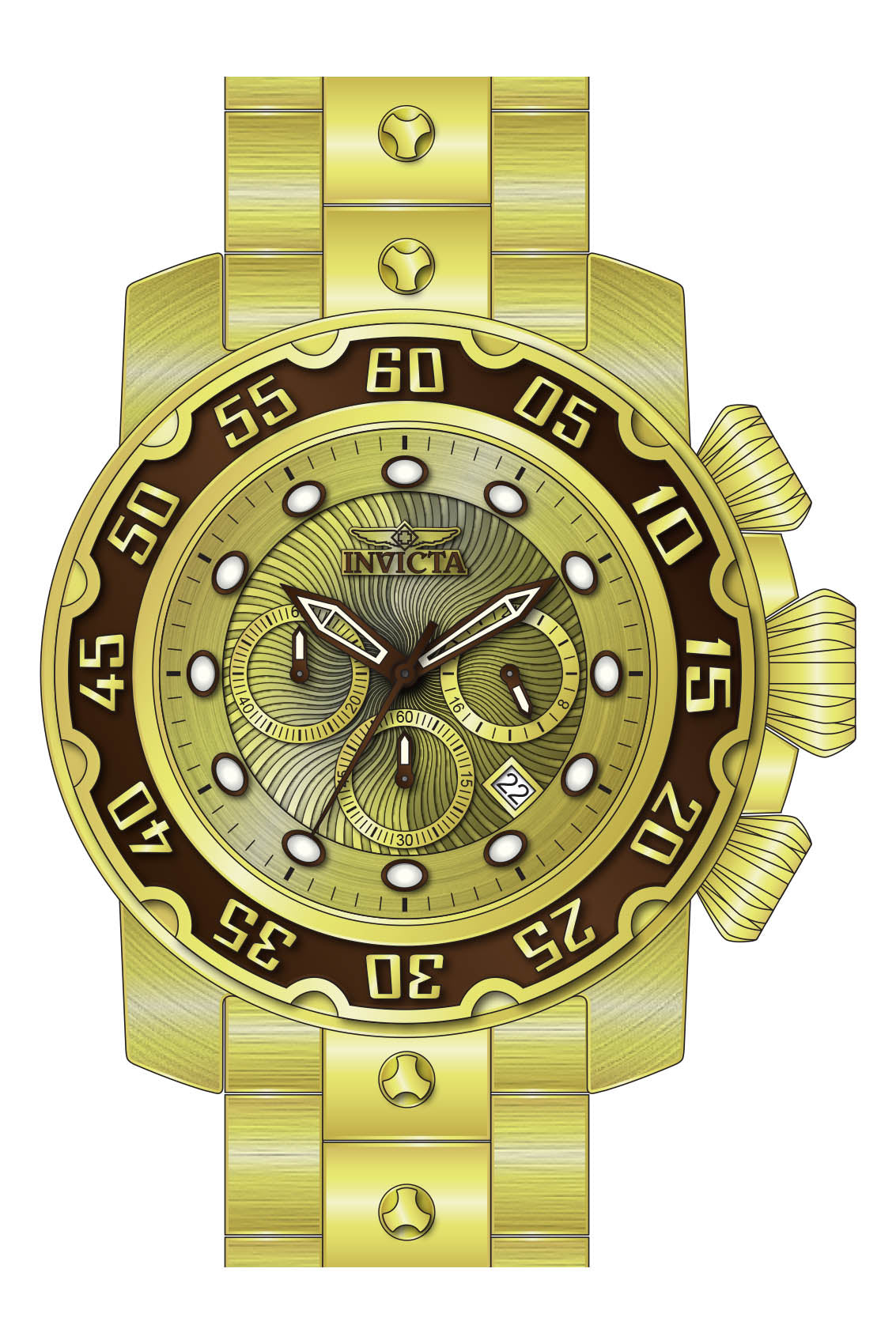 Band for Invicta Lupah Men 35335