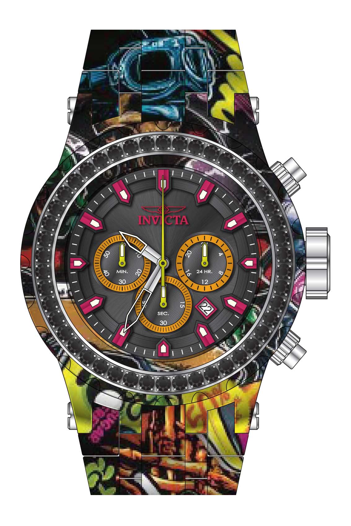 Invicta Men's 35433 Subaqua Quartz Chronograph Black, Red, Purpl 並行輸入品 Invicta Watch Subaqua 35433 - Official Invicta Store - Buy Online!